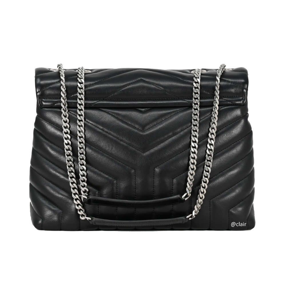 Saint Laurent Medium Monogram Loulou Leather Bag - Picture 3 of 7